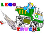 Lego Trucks Coloring Pages