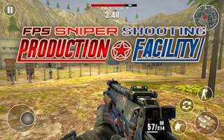 FPS Sniper Taking Footage: Production Facilities