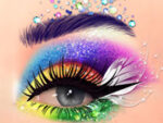 Eye art beauty makeup artist