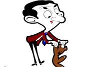 Image Mr Bean Coloring Book